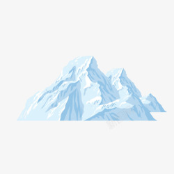 蓝色冰山冰山高清图片