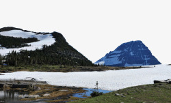 美国冰川公园景点素材