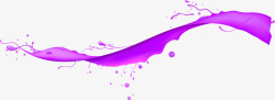 紫色水纹素材