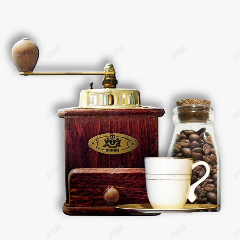 手工咖啡机png免抠素材_新图网 https://ixintu.com 咖啡机 咖啡豆 手工咖啡 现磨咖啡 研磨机
