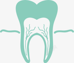 牙齿生物医药广告矢量图素材