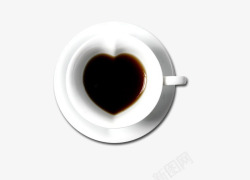 咖啡杯顶视图素材