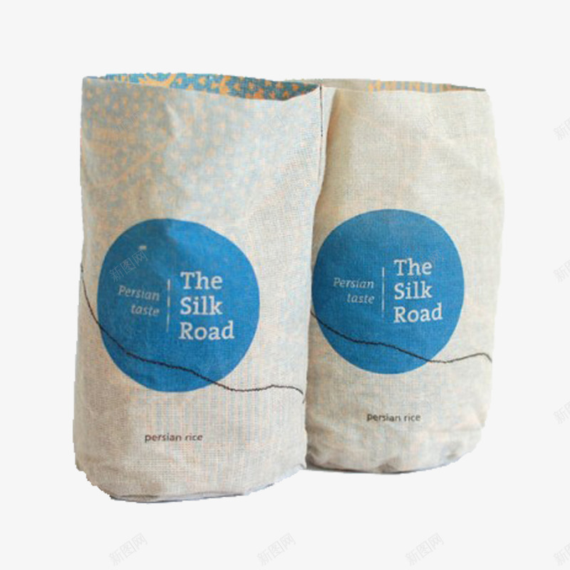 布袋包装米png免抠素材_新图网 https://ixintu.com 包装米 包装设计 布袋 米包装 精致 美味 香米 高端设计