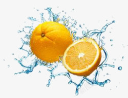 橙子带水的素材