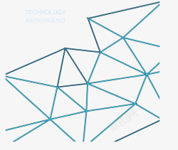 蓝色科技网格矢量图素材