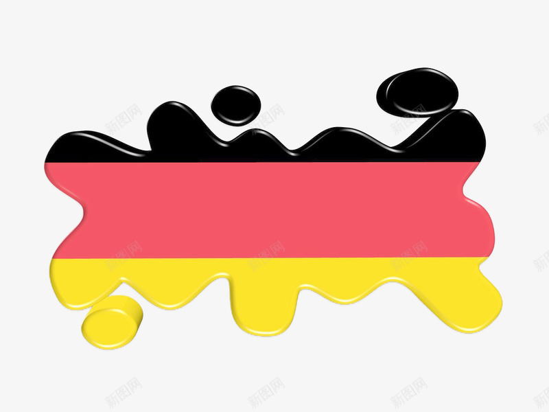 德国国旗主题元素png免抠素材_新图网 https://ixintu.com 元素 国旗 德国 设计