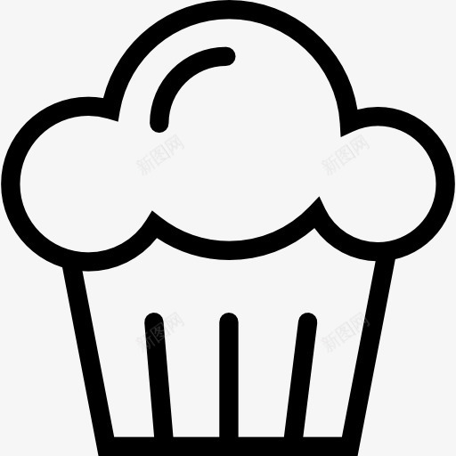 松饼图标png_新图网 https://ixintu.com 松饼 甜点 蛋糕 面包 食品