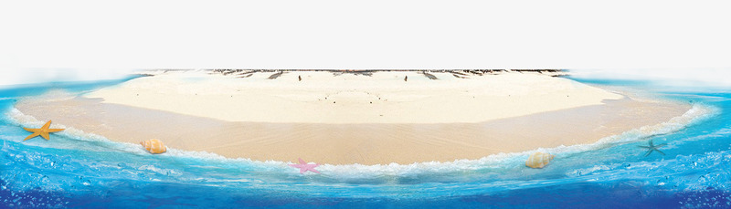 海岛psd免抠素材_新图网 https://ixintu.com 一堆沙子 小岛屿 沙滩 海岛 海岛小船 海星 海水 海螺