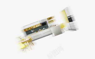 现代高端厨房png免抠素材_新图网 https://ixintu.com 厨房 现代 设计