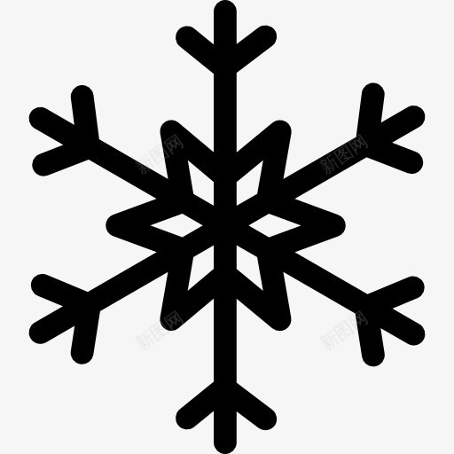 Snowflake图标png_新图网 https://ixintu.com frost 冬天 天气 寒冷 雪