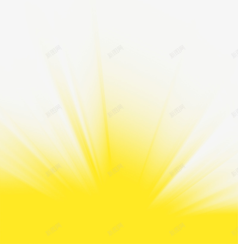 黄色光效放射形式png免抠素材_新图网 https://ixintu.com 形式 放射 色光