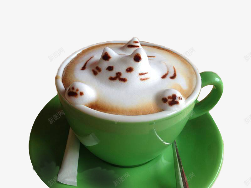 漂浮着的猫立体咖啡png免抠素材_新图网 https://ixintu.com 产品实物 咖啡 奶沫 小猫 杯子 漂浮 猫 立体 立体咖啡 花式 花式咖啡 食物 餐饮 饮品