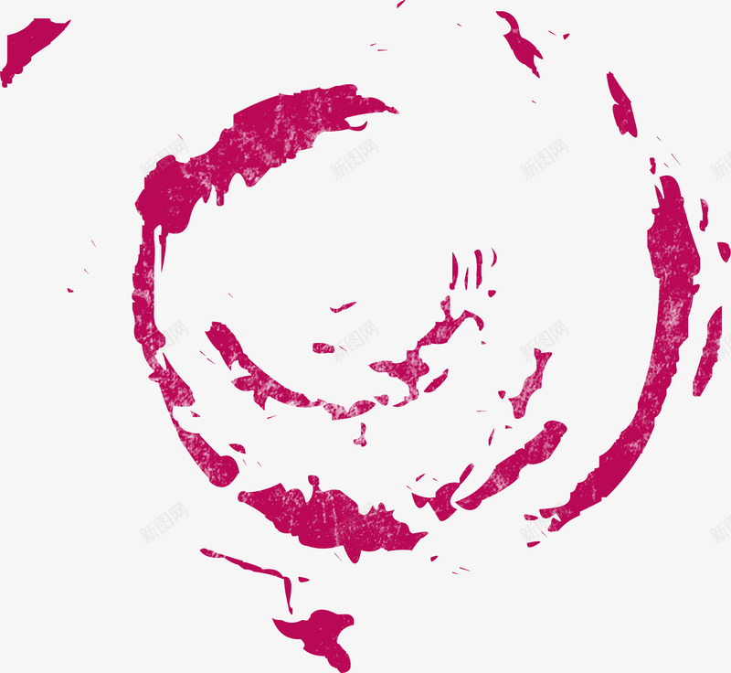 粉色漩涡涂鸦背景png免抠素材_新图网 https://ixintu.com 涂鸦 漩涡 粉色 背景素材