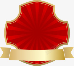 盾牌样式盾牌样式红色放射高清图片