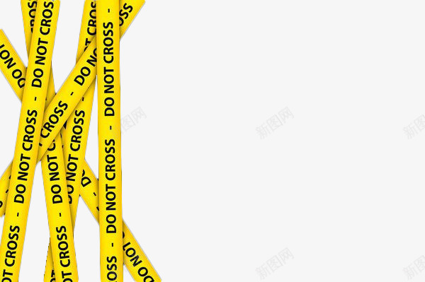黄色交通警示带png免抠素材_新图网 https://ixintu.com 交通警示带 安全警示带 护栏 胶带 警告 警示带 黄色 黄黑警示条纹