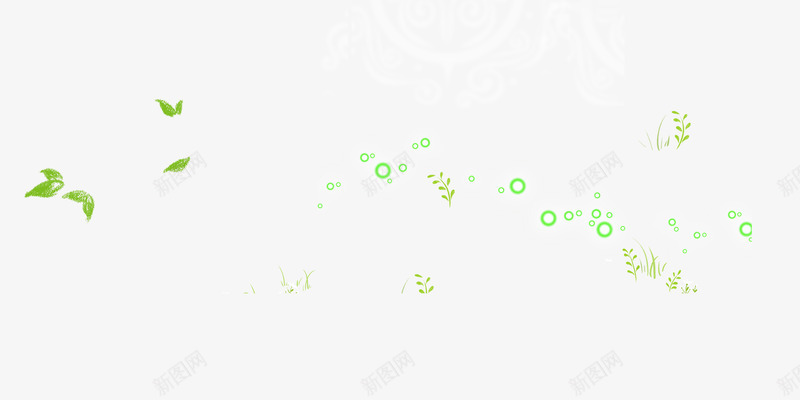 绿草png免抠素材_新图网 https://ixintu.com 淘宝装饰元素 绿草