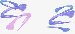 蓝紫色涂鸦教师节水彩涂鸦蓝紫色高清图片