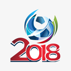 2018logo彩色创意圆弧2018世界杯图标高清图片