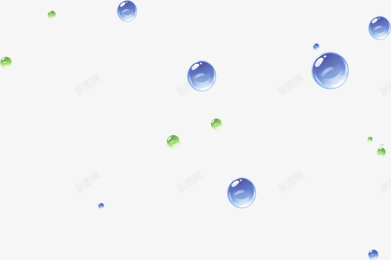 蓝色卡通纯净圆形气泡png免抠素材_新图网 https://ixintu.com 卡通 圆形 气泡 纯净 蓝色