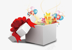礼品套装礼品礼盒礼物纸盒气球套装高清图片