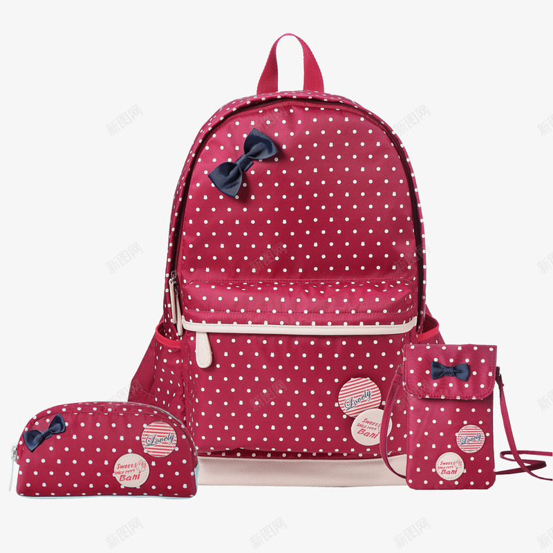 学生书包png免抠素材_新图网 https://ixintu.com 中学生书包 产品实物 学生书包 旅行包