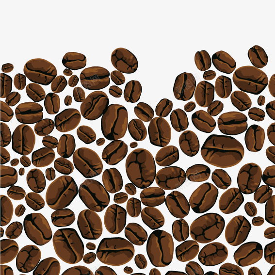 咖啡豆矢量图eps免抠素材_新图网 https://ixintu.com 免费PNG图 咖啡 植物种子 矢量素材 高清图 矢量图