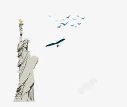美国自由女神雕像美国自由女神像高清图片