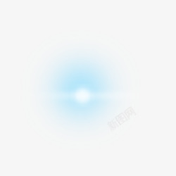 矢量蓝色光圈科技元素蓝色光效高清图片