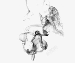 烟雾烟圈笔刷古风创意烟雾高清图片