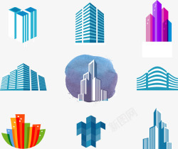 城市图标创意logo图标高清图片