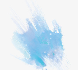 蓝色肌理蓝色水彩肌理笔刷图高清图片