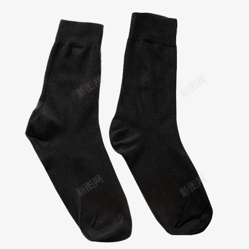 黑色袜子图标png_新图网 https://ixintu.com 男款袜子 袜子 黑色男士袜子