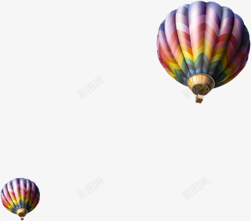 彩色漂浮春季热气球png免抠素材_新图网 https://ixintu.com 彩色 春季 漂浮 热气球