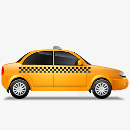 出租车的黄色图标png_新图网 https://ixintu.com right taxi yellow 出租车 正确的 黄色的