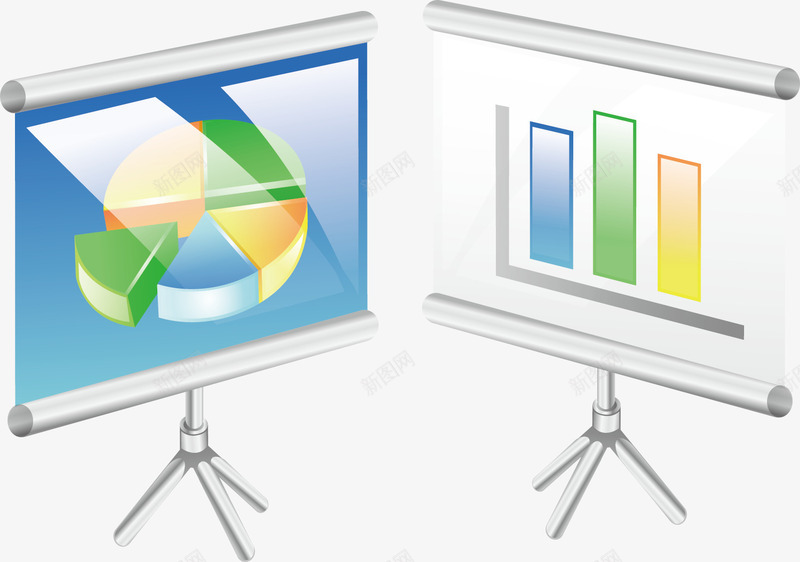 汇报演讲投影矢量图ai免抠素材_新图网 https://ixintu.com 信息 投影 数据图表 汇报 演讲 矢量素材 矢量图