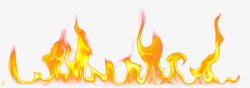 烟雾元素火焰燃烧黄色烈火火苗高清图片