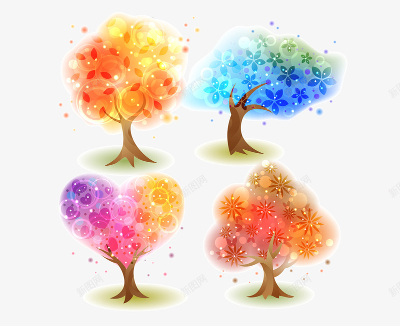 树木涂鸦png免抠素材_新图网 https://ixintu.com 墙画 插图 插画 树木 树木涂鸦 树木素材 植物 绿化