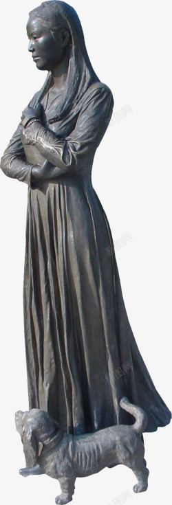 女人雕塑人物雕像高清图片