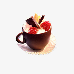 巧克力草莓蛋糕素材