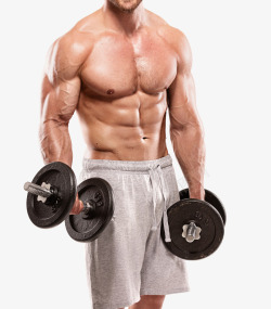 人的身体轮廓健身肌肉男高清图片