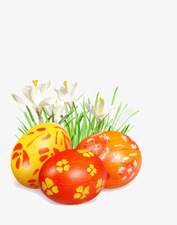 涂鸦彩蛋复活节食物高清图片