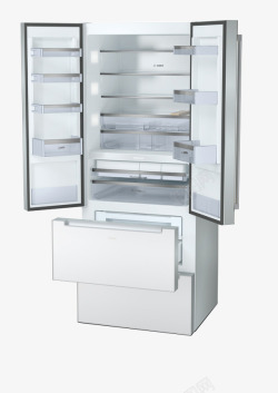 空冰箱打开的空冰箱高清图片
