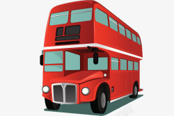 英国bu英伦卡通巴士公交psd动漫玩具高清图片