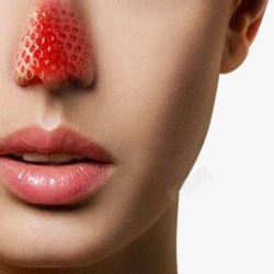 草莓鼻毛孔粗大高清图片