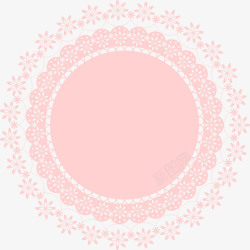 粉色桌布粉色漂亮蕾丝花边高清图片
