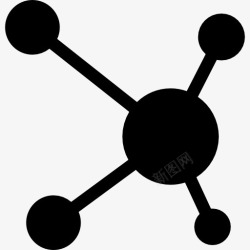 分子生物学分子结构图标高清图片
