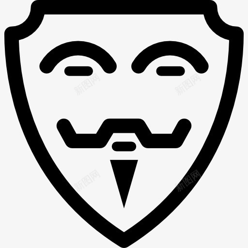 匿名图标png_新图网 https://ixintu.com 形状 服饰 计算 面具 黑客