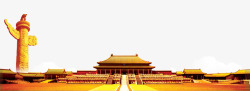 北京天安门石像71元素素材