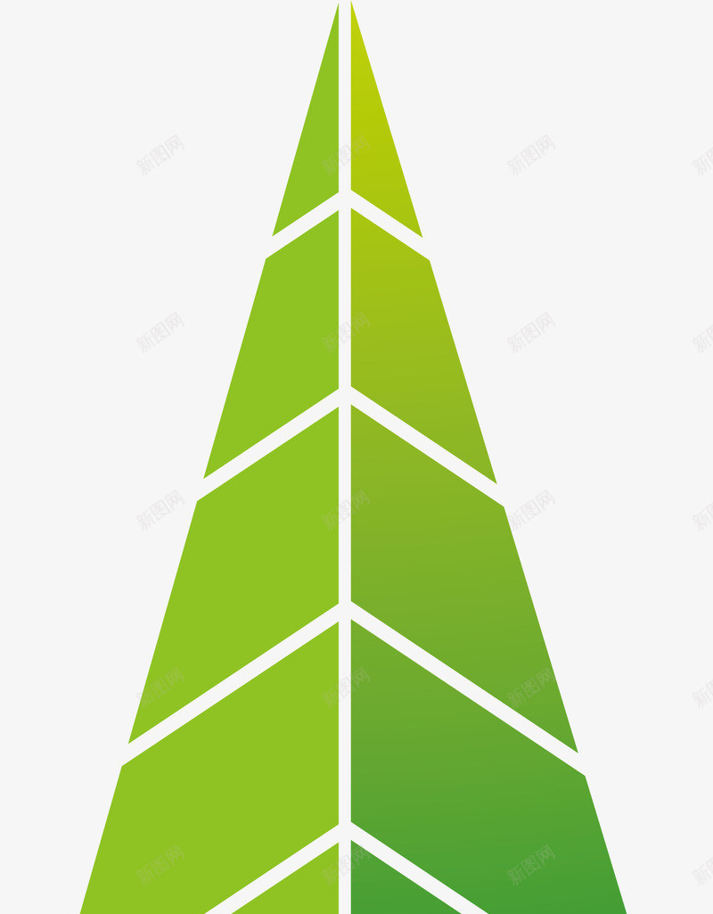绿色方块圣诞树png免抠素材_新图网 https://ixintu.com winter 冬天 冬季 圣诞节 寒冬 树木 绿色圣诞树
