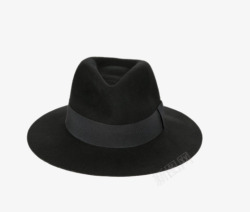 2016秋季新款帽子全羊毛装饰带合成革帽子高清图片